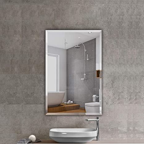 Espelho Banheiro Lapidado Bisotê 40x50cm com Pendurador - 1