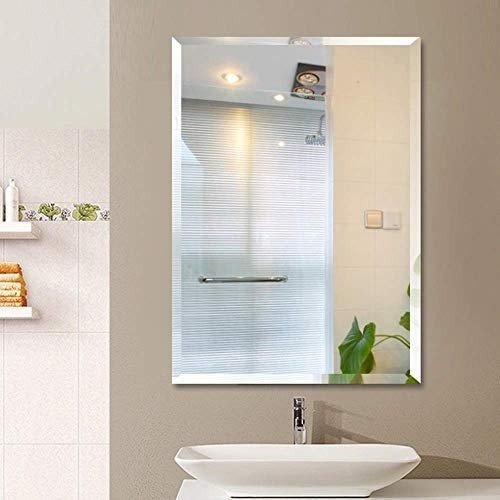 Espelho Banheiro Lapidado Bisotê 40x60cm com Pendurador