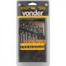 Jogo de brocas de aço rápido DIN 338 10 mm a 130 mm com 25 peças Vonder - 2