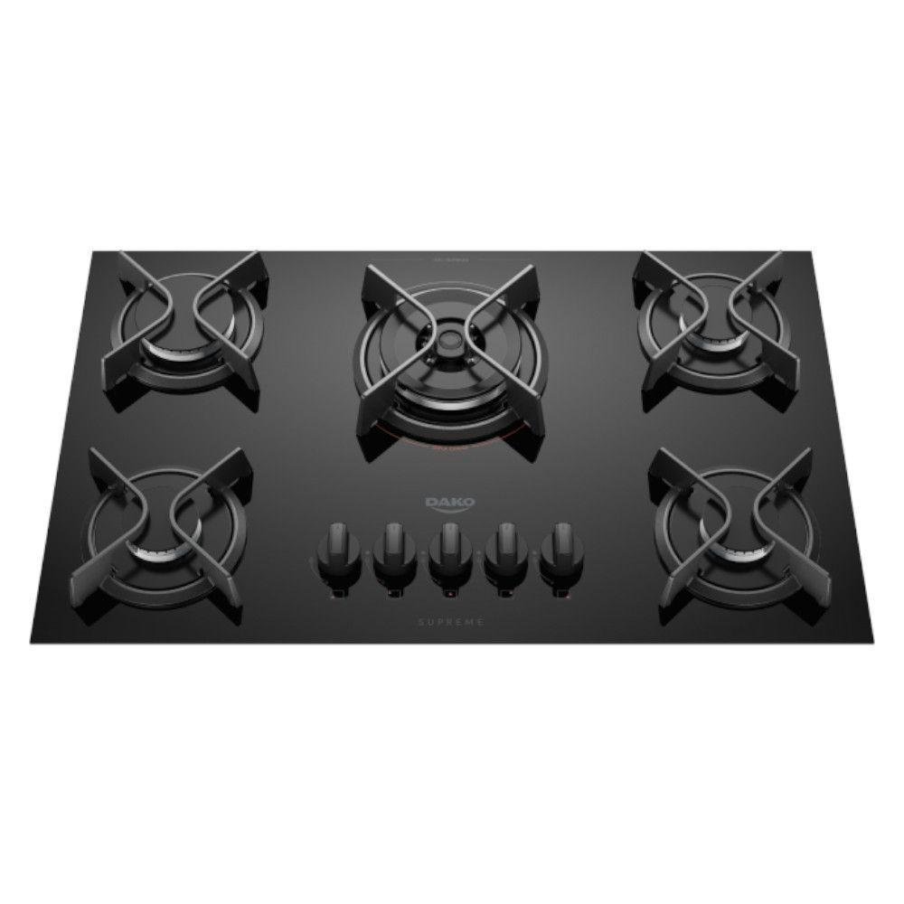 Fogão Cooktop Gás Dako 5 Bocas Queimador Tripla Chama Biv