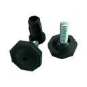 Ver imagem 4 de Kit com 50 Pé Nivelador 1/4x3/4 com Base de 22mm + Bucha Metálica