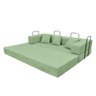 Sofa Cama 2 Lugares Virginia 185cm Boucle Sofa na Caixa Verde Menta - 4