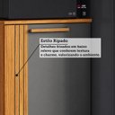 Ver imagem 6 de Cozinha Modulada Compacta 100% MDF 2 Peças 3 Portas Viena Espresso Móveis Cinza/Canela/Platina