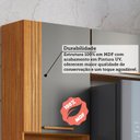 Ver imagem 5 de Cozinha Modulada Compacta 100% MDF 2 Peças 3 Portas Viena Espresso Móveis Cinza/Canela/Platina