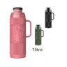 Garrafa Térmica Chimarrita Termolar Chimarrão Café- 1 Litro Cor Rosa - 2