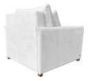 Ver mais imagens de Poltrona Cama Monica Sala - Bouclé Cores:Prateado/Bouclé