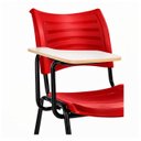 Ver mais imagens de Cadeira Universitária Plástica Prancheta MDF - Cor Vermelho - Mrplast - 34011