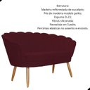Ver imagem 2 de Namoradeira Sofa Petala Suede