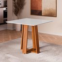 Ver imagem 2 de Mesa de Jantar Quadrada 4 Lugares Multimóveis Cr50238 Cinamomo/off White