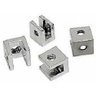 Suporte fenda quadrado para prateleira vidro 8mm - 50 unidades - 2