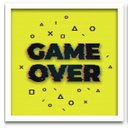 Ver imagem 3 de Conjunto Quadros Decorativos 3 peças 50x50 Gamer - Moldura Branca