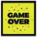 Ver imagem 3 de Conjunto Quadros Decorativos 3 peças 50x50 Gamer - Moldura Preta