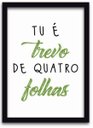 Ver imagem 4 de Conjunto Quadros Decorativos 2 pçs mdf 20x30 Trevo 4 folhas - Moldura Preta