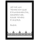 Ver imagem 4 de Conjunto Quadros Decorativos 2 peças 40x60 Buda - Moldura Preta Fundo Branco