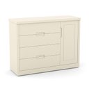 Ver imagem 2 de Jogo de Quarto Infantil Tutto New Cômoda com Porta e Berço Multifuncional Formare Off White - Matic