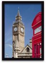 Ver imagem 2 de Conjunto Quadros Decorativos 2 peças 20x30 London - Moldura Preta