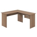 Ver imagem 1 de Mesa em L para Escritório Mesa em L com Gaveta Mantel Montana Moderno 2 Gavetas MDP