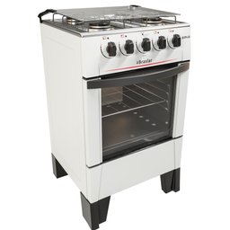 Fogão de Piso 4 Bocas Braslar Sirius - 1