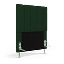 Ver imagem 2 de Cabeceira Nashira 90 para Cama de Solteiro Z-018 Sued Verde Aradecor