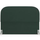 Ver imagem 5 de Cabeceira Cama Box Queen 160cm Orgânica Lanna W01 Suede Verde Musgo
