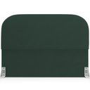 Ver imagem 3 de Cabeceira Cama Box Queen 160cm Orgânica Lanna W01 Suede Verde Musgo