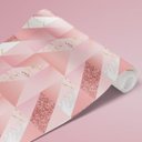 Ver imagem 3 de Papel de Parede Chevron Rose Gold 59X300cm
