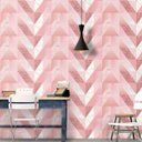 Ver imagem 1 de Papel de Parede Chevron Rose Gold 59X300cm