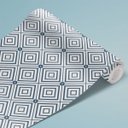 Ver imagem 3 de Papel de Parede Geométrico Azul e Branco 1 59x300cm