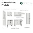 Ver imagem 4 de Armário de Cozinha Completa 325cm Branco Emilly Madesa 07