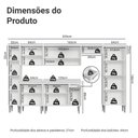 Ver imagem 3 de Armário de Cozinha Completa 325cm Branco Emilly Madesa 07