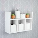 Ver imagem 1 de Prateleira Decorativa Porta Papel para Banheiro 40cm Djon