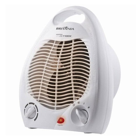 Aquecedor Britania 2 em 1 com 2 opções de Temperatura AB1100N