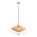 Ver imagem 4 de Lustre Pendente Skylight Ôtaki 4045 P Rattan E27 Bivolt