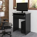 Ver imagem 1 de MESA DE COMPUTADOR PRETA - PRATICA (1 gaveta)