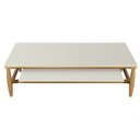 Ver imagem 1 de Mesa de Centro Dom Off White/Amêndoa - Jowanel