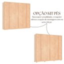 Ver imagem 6 de Guarda-Roupa Casal 6 Portas Marseille Bege/Carvalho Nature