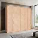 Ver imagem 1 de Guarda-Roupa Casal 6 Portas Marseille Bege/Carvalho Nature