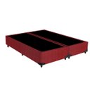 Ver imagem 1 de Base Box Queen Bipartido Suede Vinho - 42x158x198