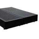 Ver imagem 2 de Base Box Casal Bipartido Sintético Preta - 42x138x188