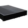Base Box Queen Bipartido Sintético Preta - 42x158x198 - 3