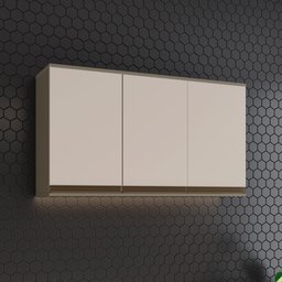 Armário Aéreo 3 Portas 120cm Connect  - 2