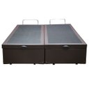 Ver imagem 3 de Base Box Baú King Bipartido Sintético Marrom