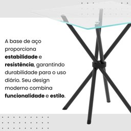 Conjunto Sala de Jantar com 4 Cadeiras Lívia - 11