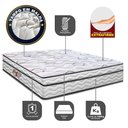 Ver imagem 5 de Colchão Queen Moderne 158x198x25 One Face Espuma D45 Branco Cama Inbox