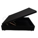 Ver imagem 2 de Base Box Baú Viúva Sintético Preta - 39x128x188