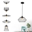 Ver imagem 4 de Pendente Lustre Luminaria Moderna Ajustavel Rustica Aramada Decoraçao Quarto Sala Mezanino Casa Ilum