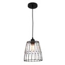 Ver imagem 2 de Pendente Lustre Luminaria Moderna Ajustavel Rustica Aramada Decoraçao Quarto Sala Mezanino Casa Ilum