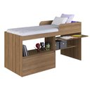 Ver imagem 6 de Cama Alta de Solteiro Multifuncional sem Colchão Cj4080 Linha Jacarta Art In Móveis