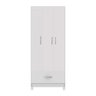 Multiuso 3 Portas 1 Gaveta 75 Cm Branco Prisma Jm Móveis - 4
