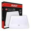 Ver imagem 3 de Luminária Plafon Led de Teto Avant Painel Quadrado Sobrepor 18w 110v/220v